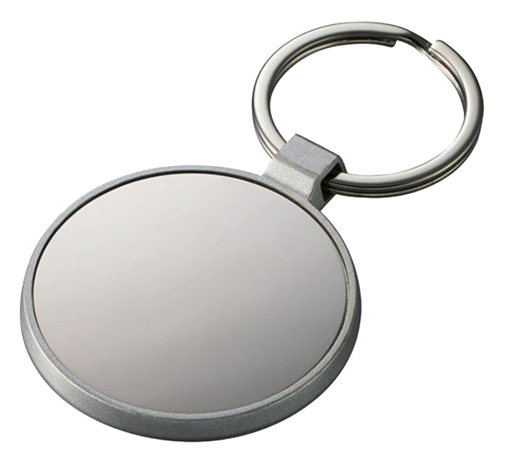 ゲちゅにミラーれているキーホルダー(裏)